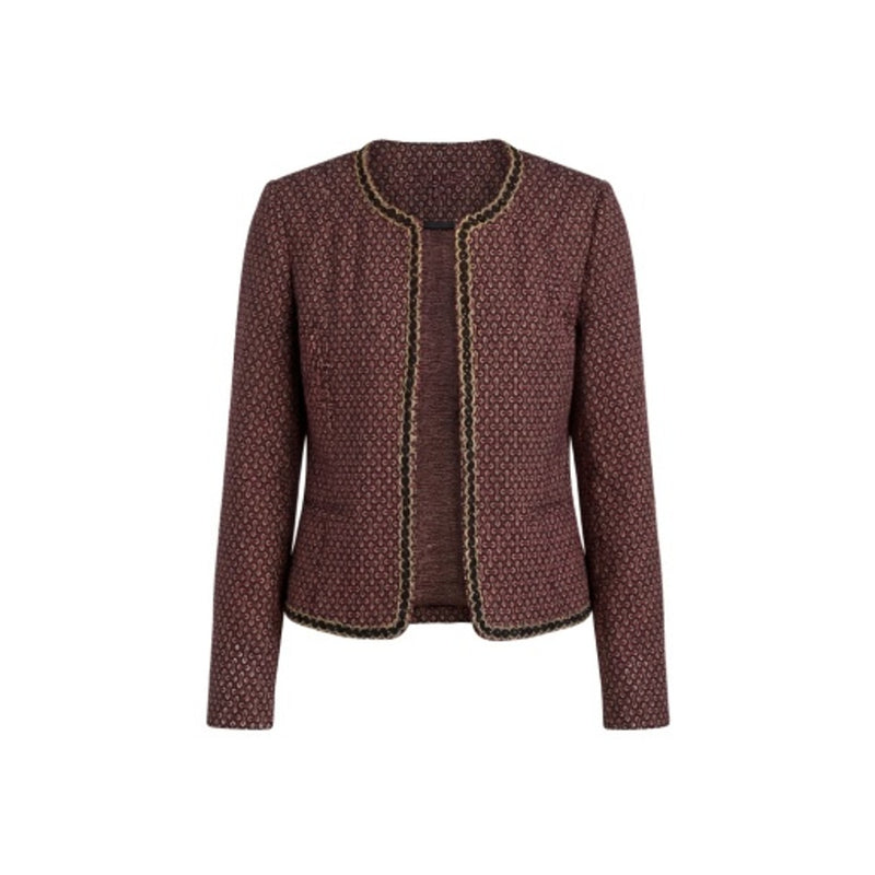 Liverpool Los Angeles - Womens Collarless Lady Jacket with Gold Trim