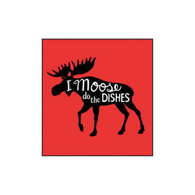 Little Blue House - Unisex I Moose Do Dishes Eco Dishcloth