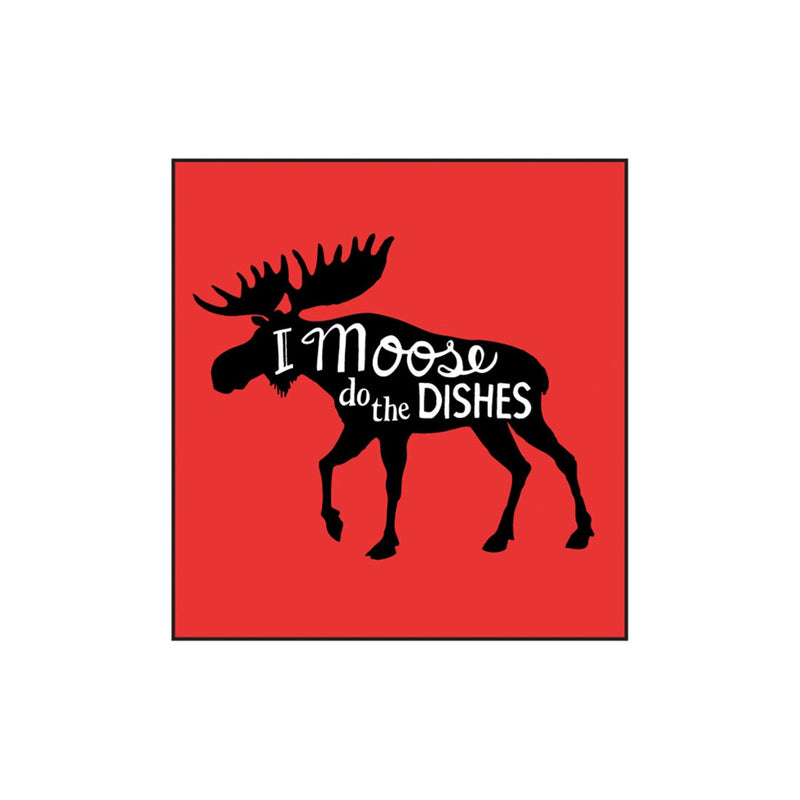 Little Blue House - Unisex I Moose Do Dishes Eco Dishcloth