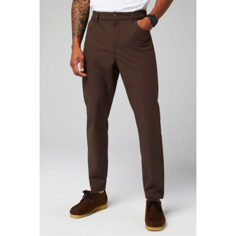 Fabletics - Mens the Don 5-Pocket Pant (Classic Fit) - Cacao