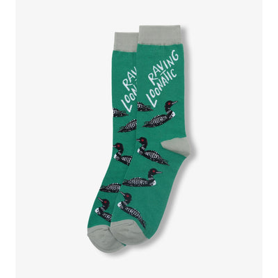 Little Blue House - Loonatic Mens Crew Socks