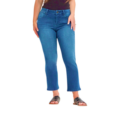 1822 Denim - Womens Petite 24" Better Butter Slim Straight