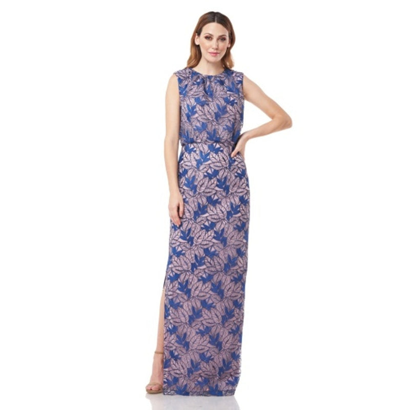 JS Collections - Womens Jolie Blouson Column Gown