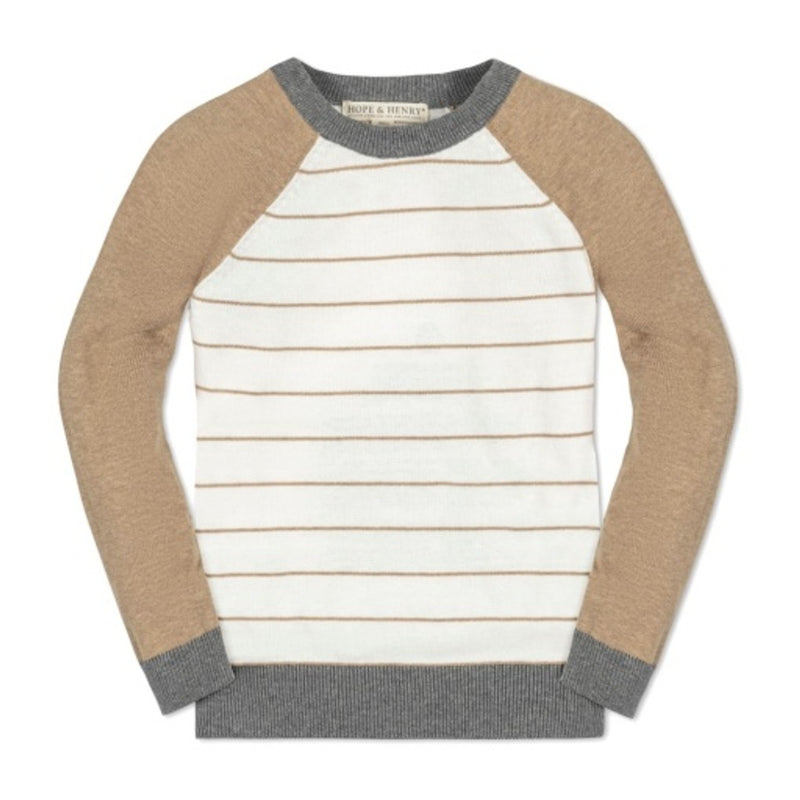 Hope & Henry - Boys Organic Raglan Sweater