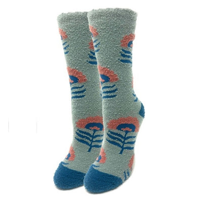 Oooh Yeah - Womens Hazel Fluff N Stuff Women's Crew Socks