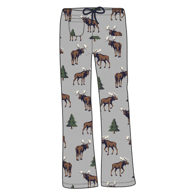 Little Blue House - Wild Moose Womens Jersey Pajama Pants