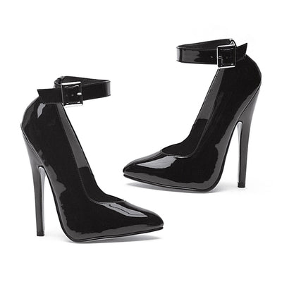 Ellie Shoes - 6" Heel Fetish Pump W/Ankle Strap