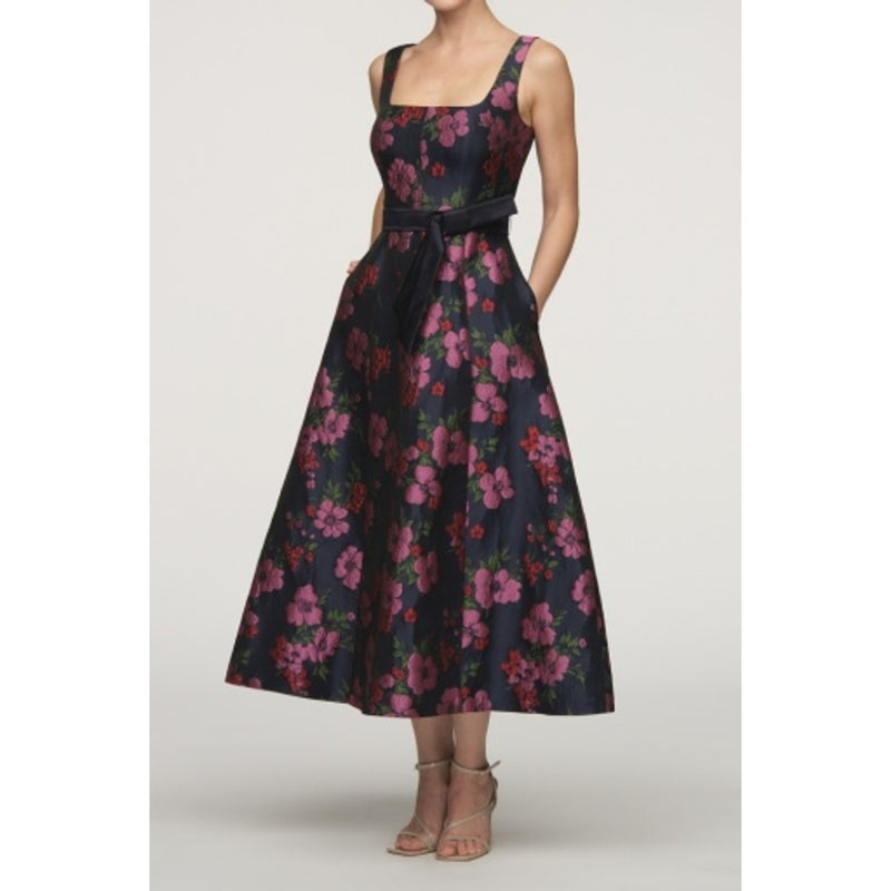 JS Collections - Womens Abby Tea Length Cocktail Dress