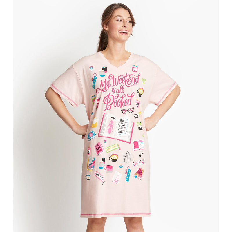 Little Blue House - Book Club Womens Sleepshirt