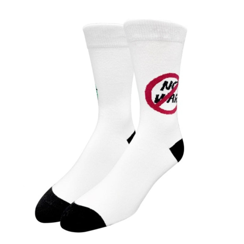 Oooh Yeah - Unisex Crew Socks-No War,Please