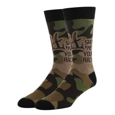 Oooh Yeah - Mens Crew Socks Nice Rack