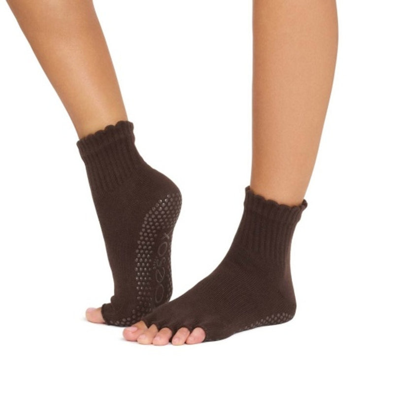 Thirty Three Threads - Unisex Grip H/T Melody Scallop Espresso