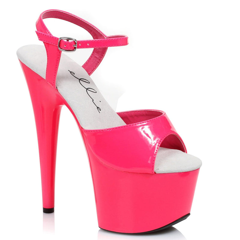 Ellie Shoes - 7" Neon Stiletto Sandal