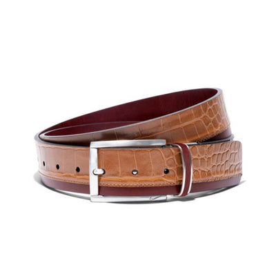 Nike - Will Leather Goods Men's Croco Leather Reversible with Leather Inlay Loop