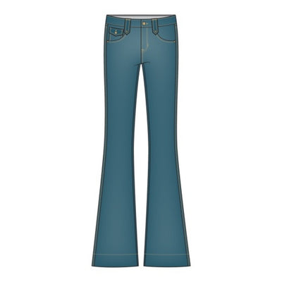 Liverpool Los Angeles - Womens Hannah Outlaw Flare 28" Inseam