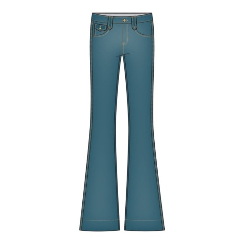 Liverpool Los Angeles - Womens Hannah Outlaw Flare 28" Inseam