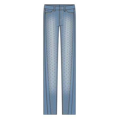 Liverpool Los Angeles - Womens Kennedy Straight with Vertical Seaming 28" Ins