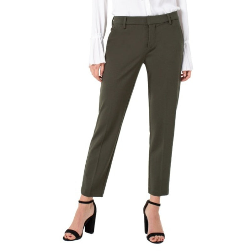 Liverpool Los Angeles - Womens Kelsey Trouser 29in Ins - Olive Branch