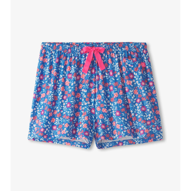 Little Blue House - Unisex Garden Flowers Pj Shorts in a Bag