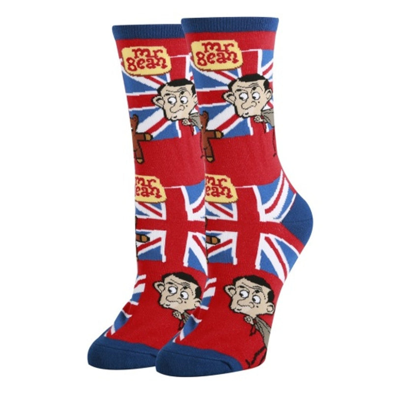 Oooh Yeah - Womens Crew Socks-Hanging with Mr Bean