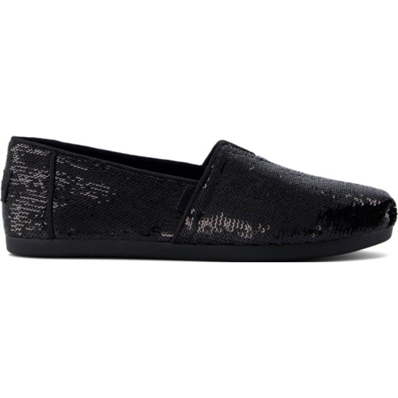 TOMS - Womens Alpargata Classic - Black/Black Metallic Sequins