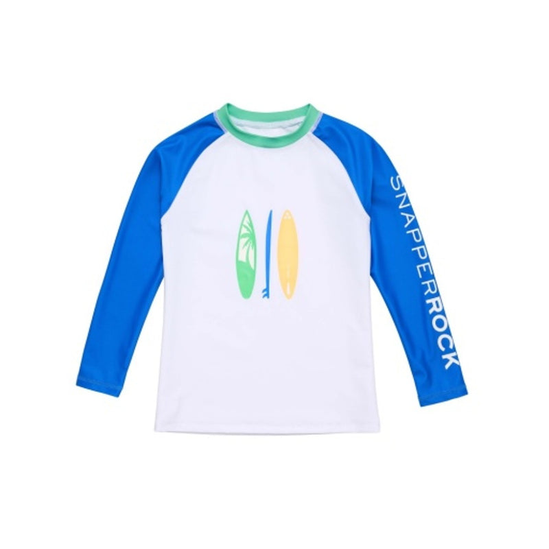 Snapper Rock - Boys Breakwater Beach Long Sleeve Rash Top