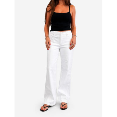 1822 Denim - Womens Petite 28" Slim Wide Leg Jean