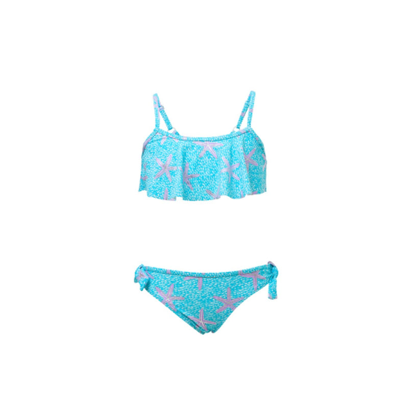Snapper Rock - Girls Ocean Star Flounce Bikini