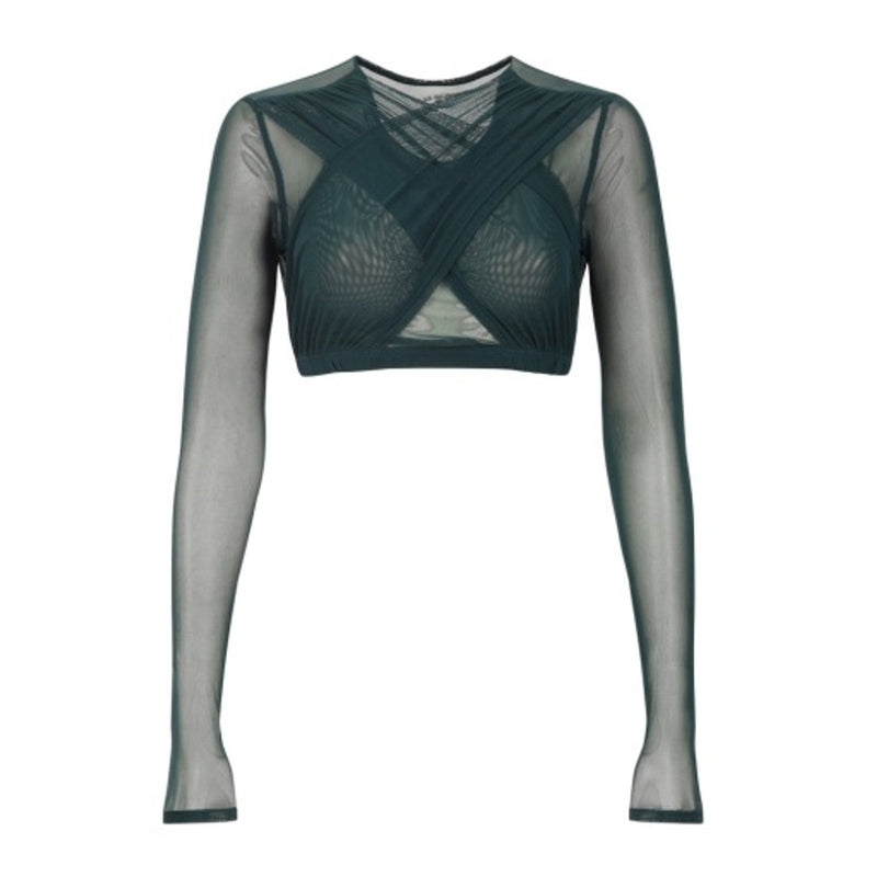 Year of Ours - Womens the Mesh Cross Over L/S