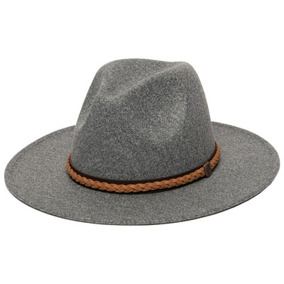 San Diego Hat Company - Faux Felt Semi-Stiff Brim Fedora