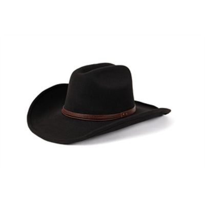 San Diego Hat Company - Frye Mens Faux Felt Cattlemans Crease Cowboy