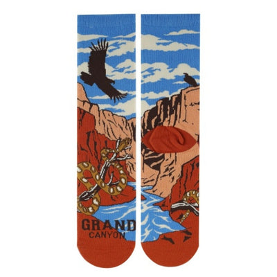 Oooh Yeah - Womens Crew Socks Grand Canyon Views