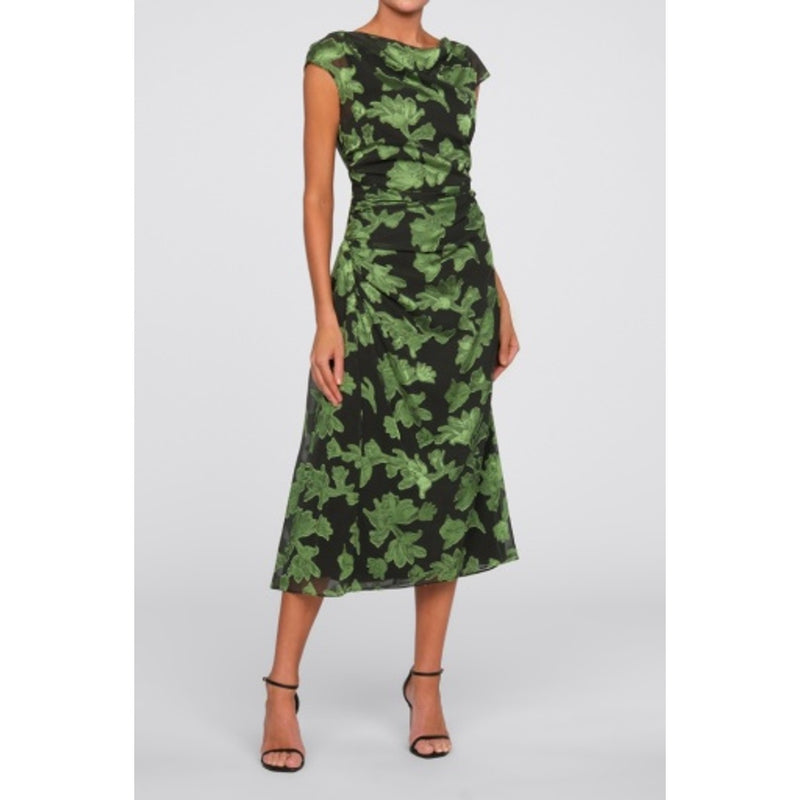 JS Collections - Womens Axelle Draped Cocktail