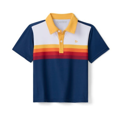 Tipsy Elves - Baby Toddler Slice of Sunset Golf Polo