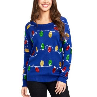 Tipsy Elves - Womens Christmas Lights Sweater
