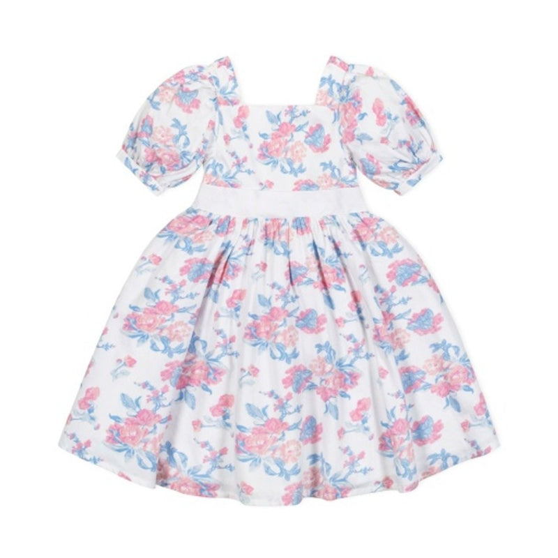 Hope & Henry - Girls Organic Puff Sleeve Party Dress