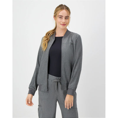Hanes - Womens Comfort Fit Scrubs Women's Scrub Bomber Jacket