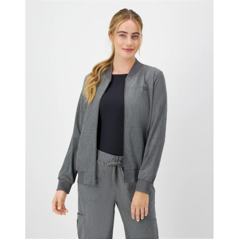 Hanes - Womens Comfort Fit Scrubs Women's Scrub Bomber Jacket