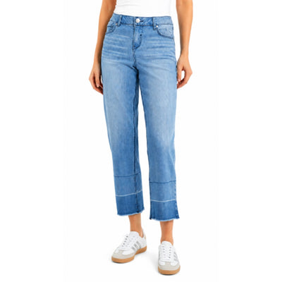 1822 Denim - Womens 27" Tomboy Jean with Raw Hem