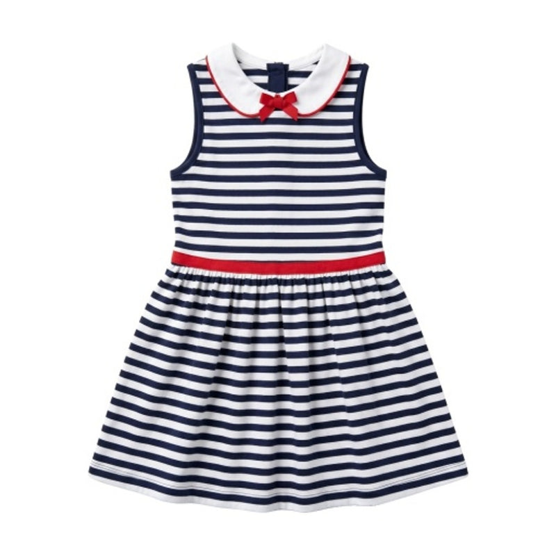 Hope & Henry - Girls Organic Peter Pan Collar Knit Dress