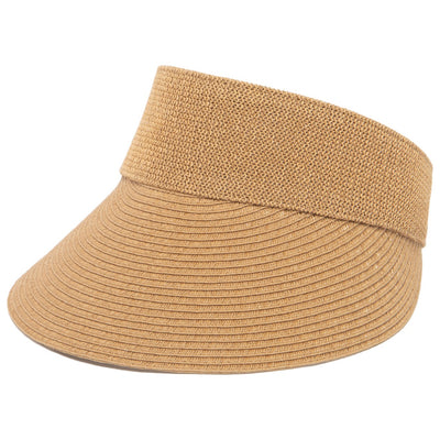 San Diego Hat Company - Monte Womens Ultrabraid Visor with Crochet