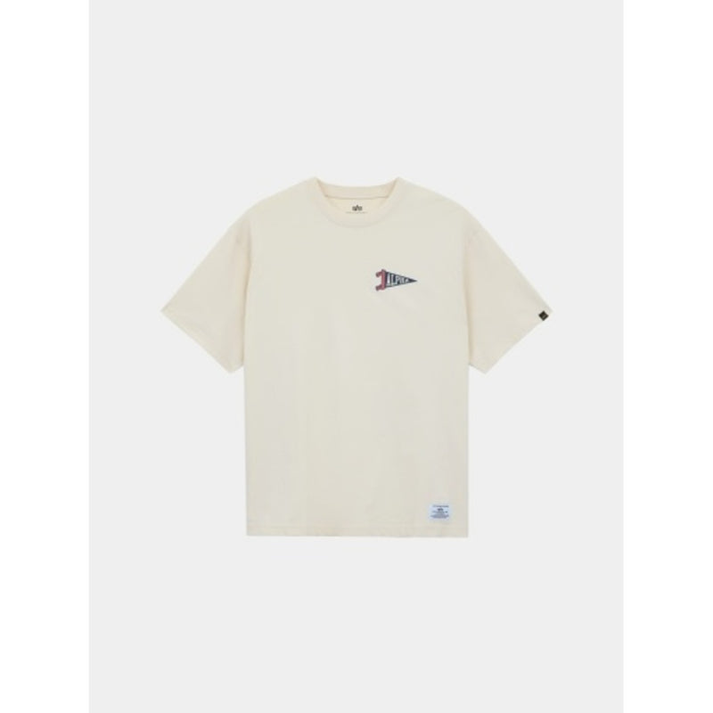 Alpha Industries - Mens Essential Relaxed Fit Tee (Battlewash Varsity)
