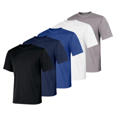 Hanes - Mens Sport Cool Dri Men's Performance T-Shirt Value 5-Pack