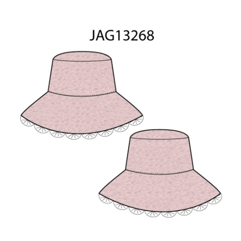 Janie and Jack - Kids G Pnk Straw Hat Sm2