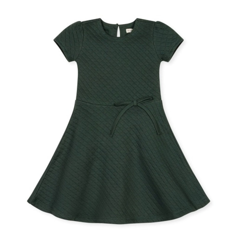 Hope & Henry - Girls Quilted Knit Skater Dress