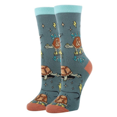 Oooh Yeah - Womens Slow & Steady-Womens Crew Socks