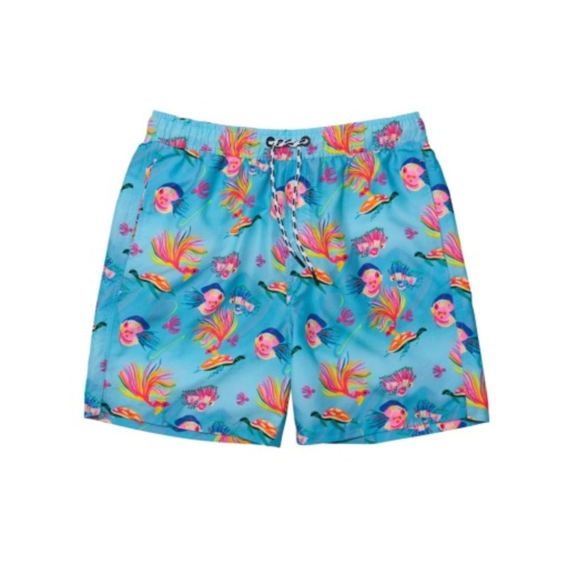 Snapper Rock - Mens Kaleido Fish Sustainable Swim Short