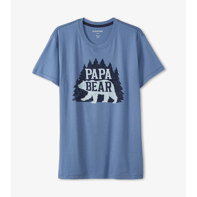 Little Blue House - Woods Papa Bear Mens Tee