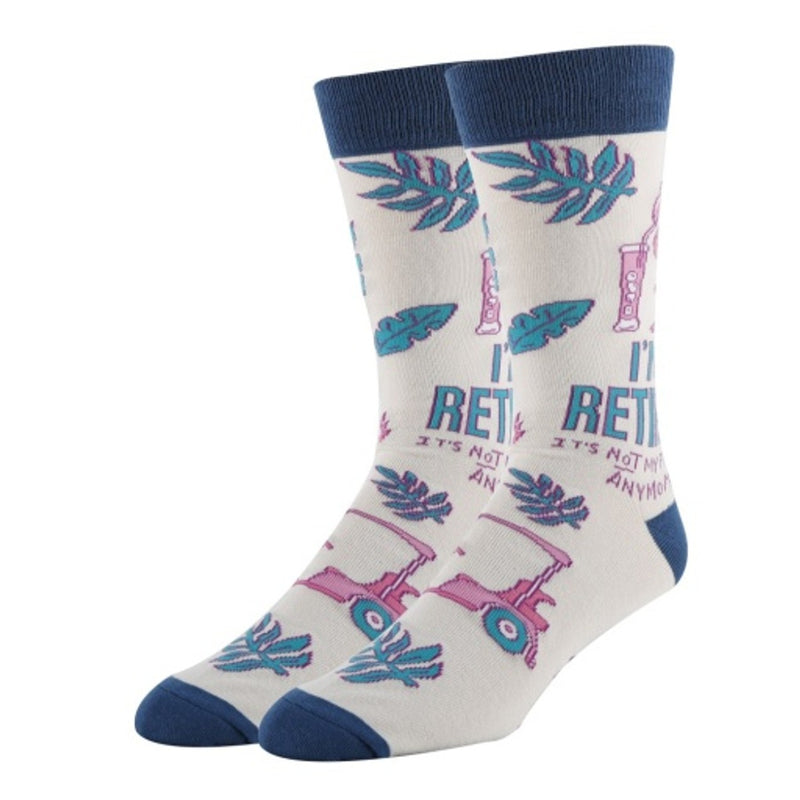 Oooh Yeah - Mens Crew Socks Retired Men