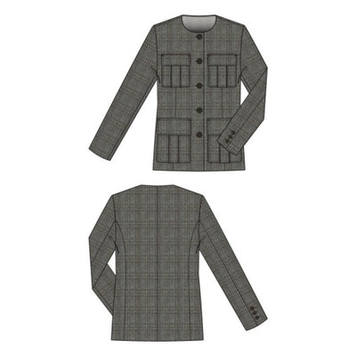 Liverpool Los Angeles - Womens Collarless Field Jacket